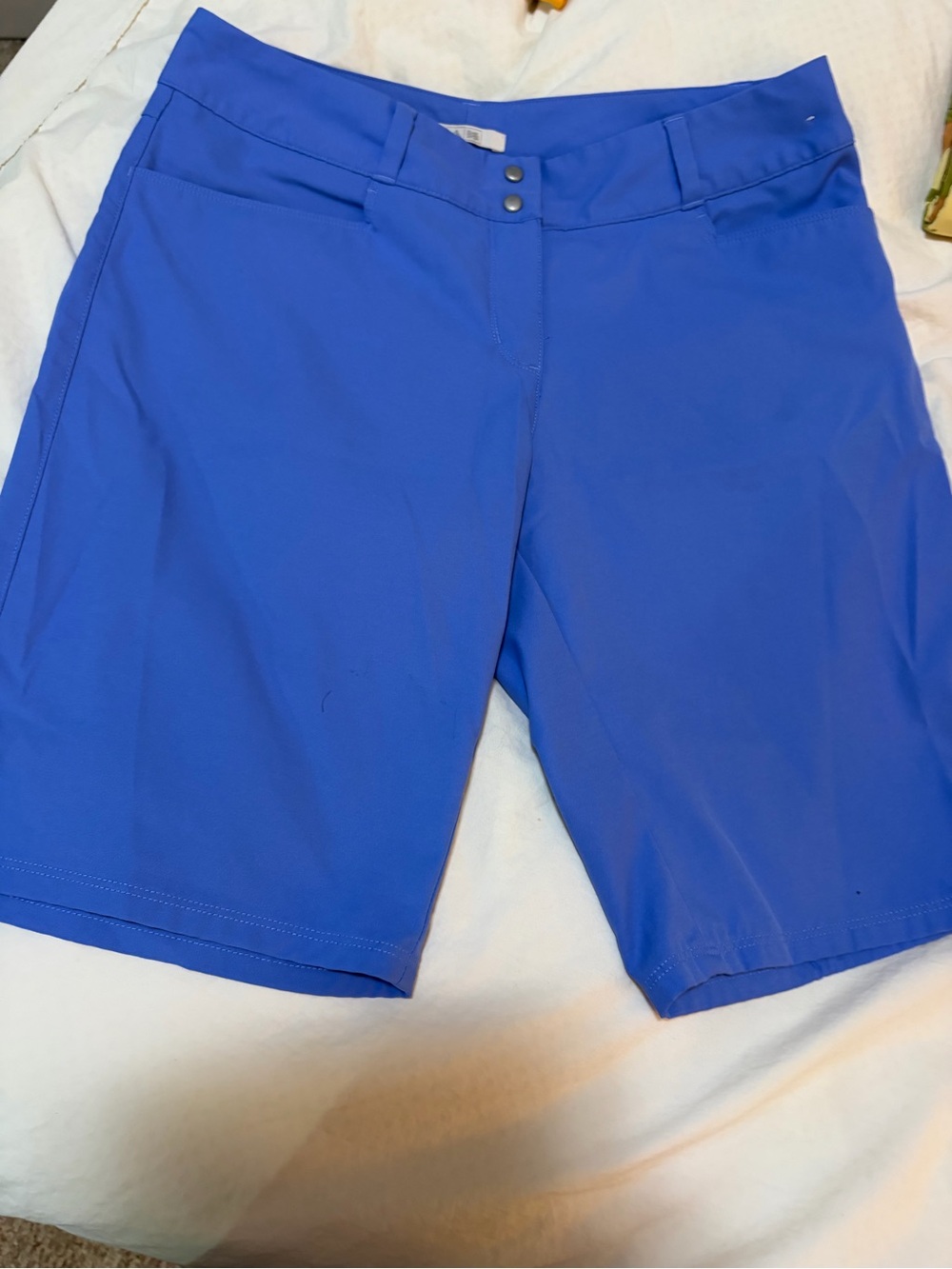 adidas Women's Royal Blue Performance Bermuda Shorts